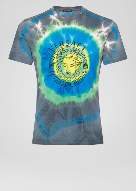 Versace Tie-Dye Medusa T-shirt Herr - 507826SEK